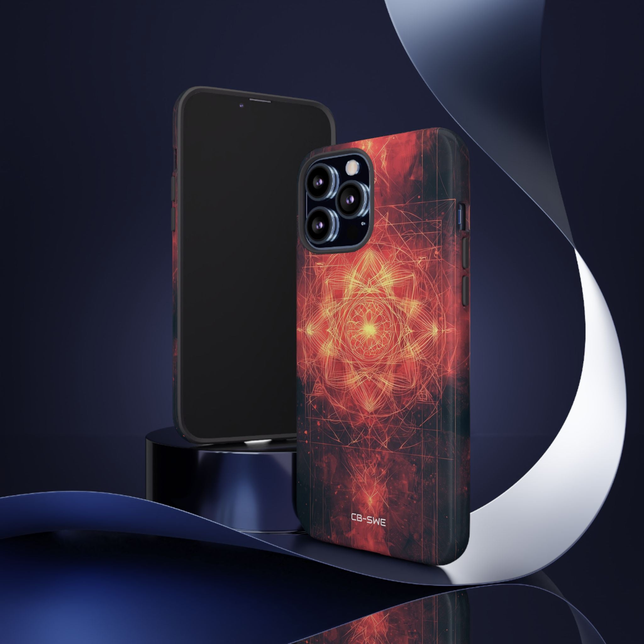 Flames Embrace Sky - iPhone Case