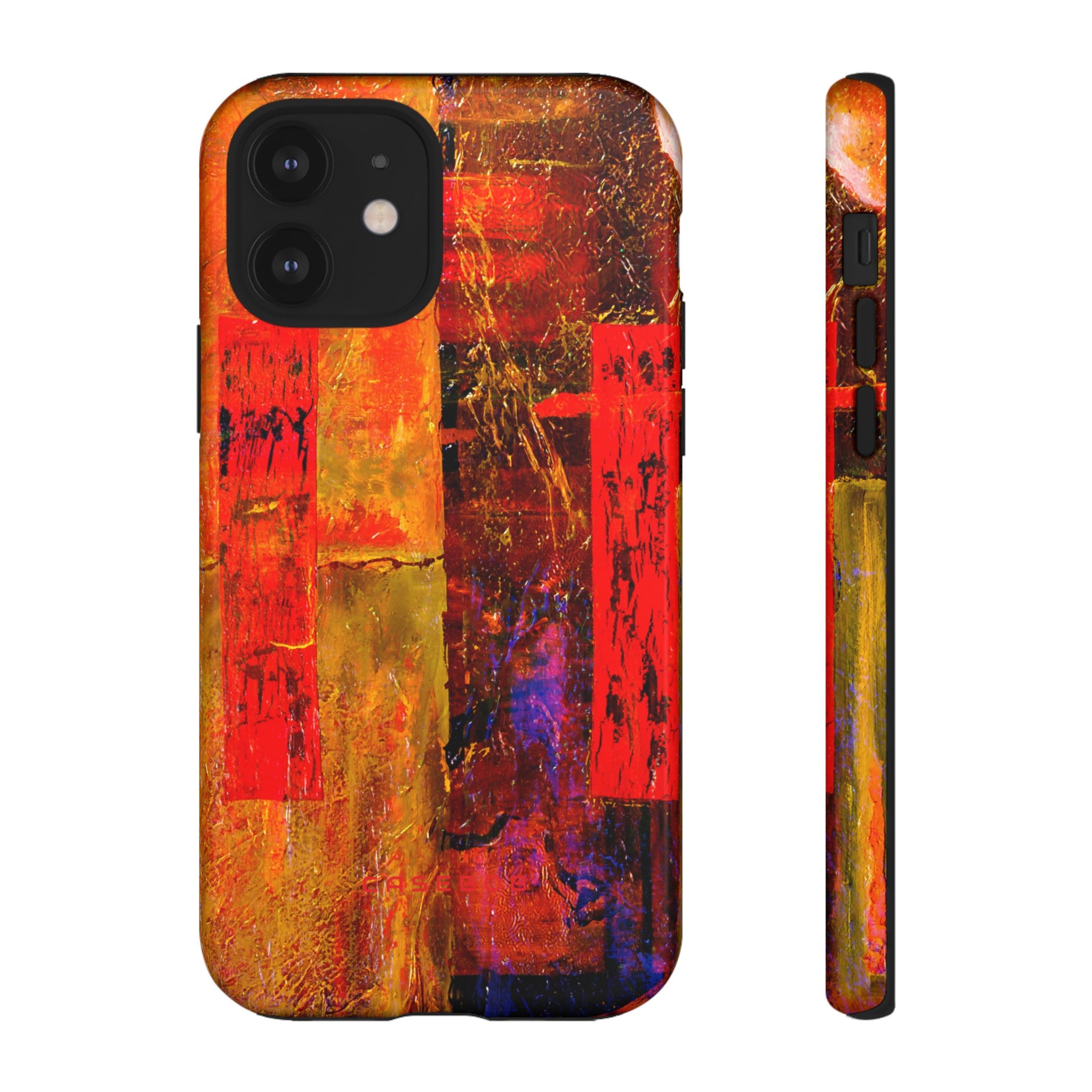 Red Oil Painting - Protective Phone Case