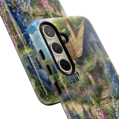 Cottage Surrounded Blossoms - Samsung Case