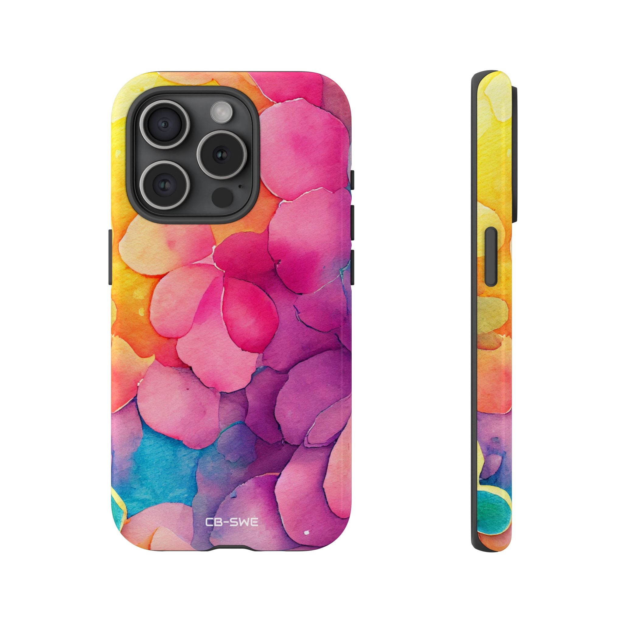 Vibrant Petal Fusion - iPhone Case
