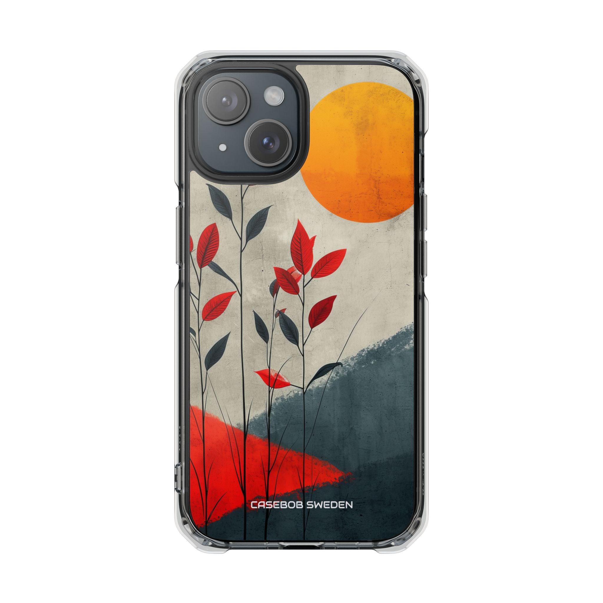 Gray Sunscape - Clear Impact iPhone 15 Phone Case