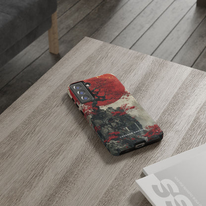 Zen Serenity in Red Harmony  Samsung S21 - Tough Phone Case