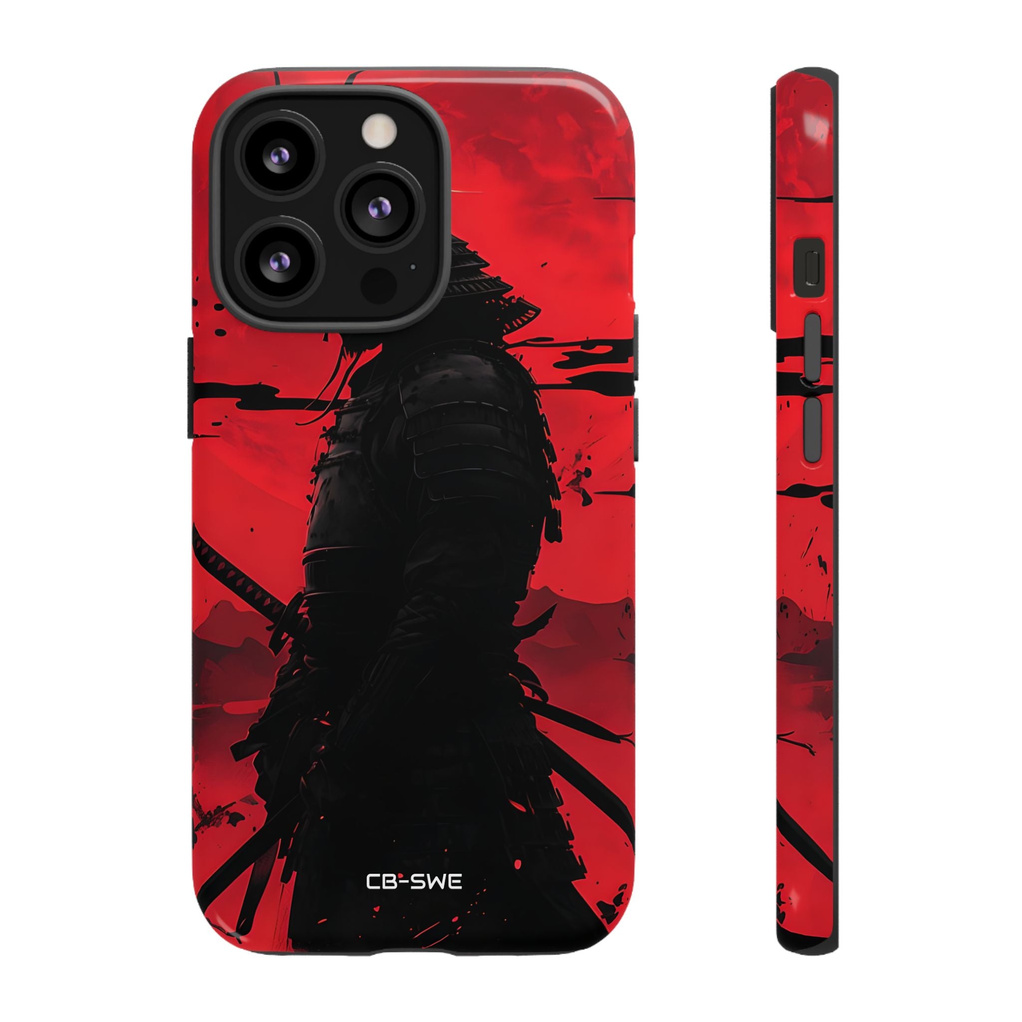 Red Samurai Shadow - iPhone Case