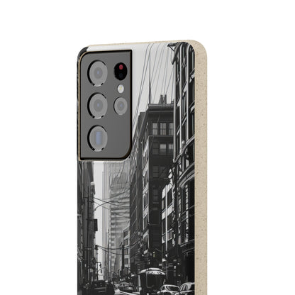 Noir Urban Serenity | Biodegradable Phone Case