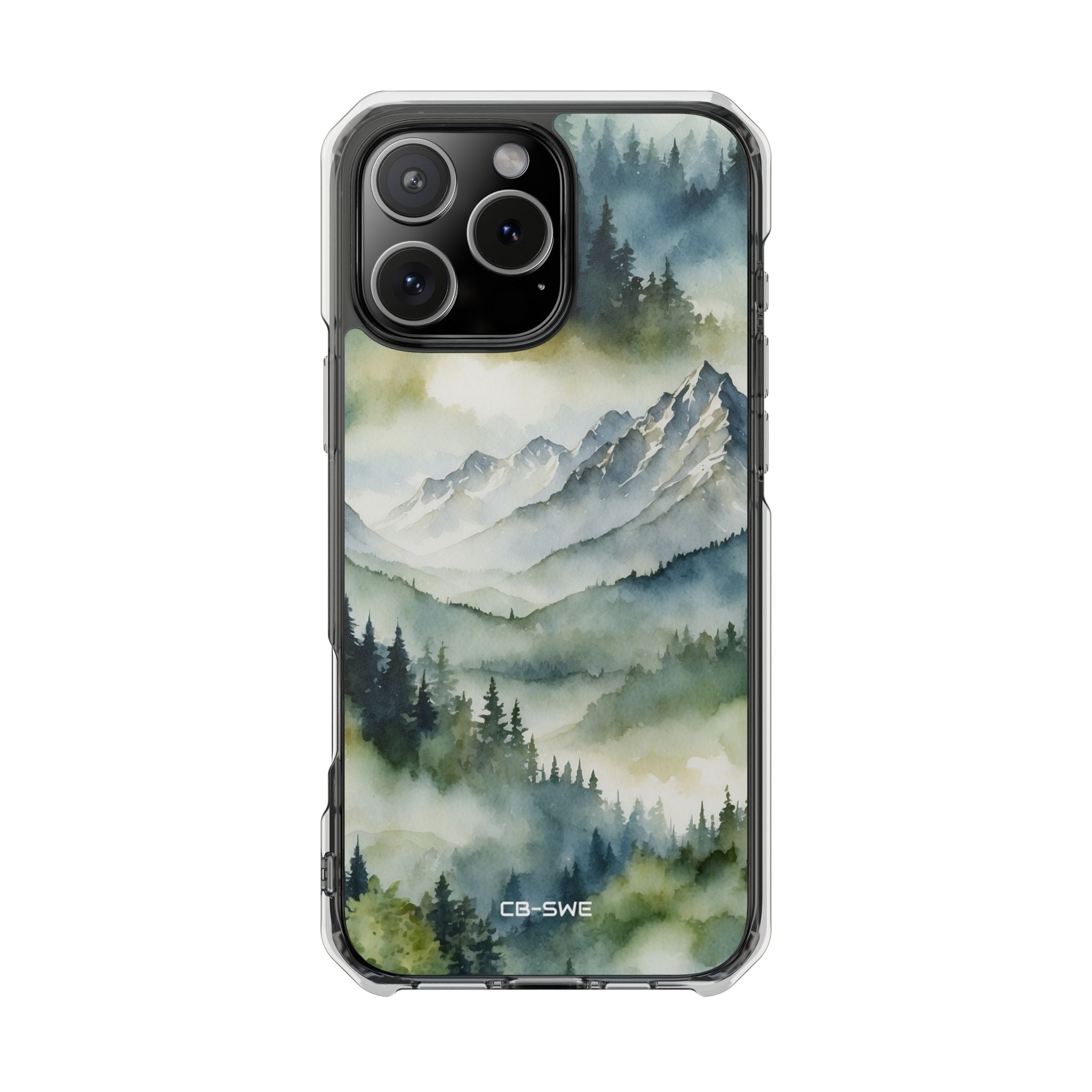 Misty Peaks Emerge iPhone Case - Impact