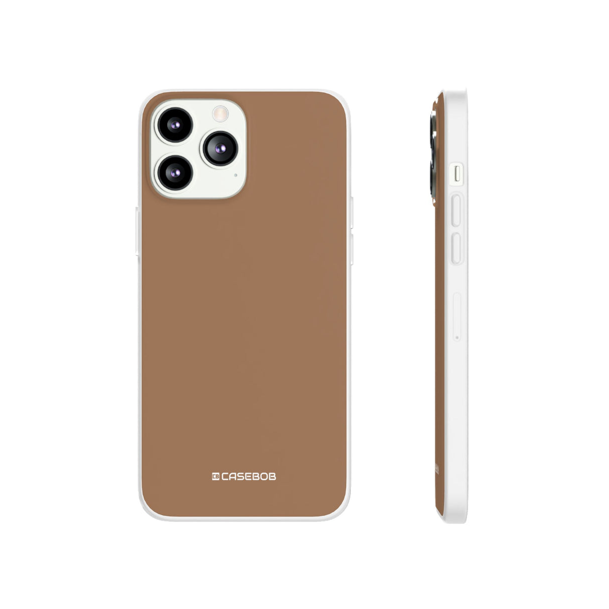 Chamoisee Brown | Handyhülle für iPhone (Flexi Case) 