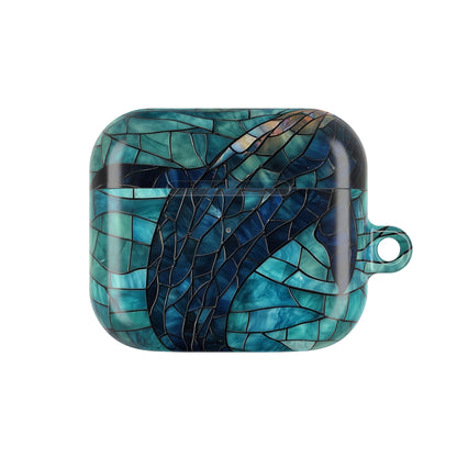 Blue Whale Mosaic - AirPods Case