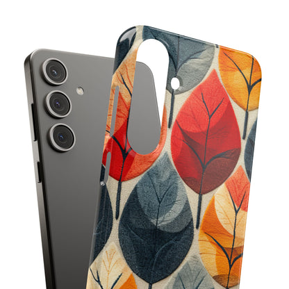 Autumn Leaf Design - Slim Samsung S24 Phone Case