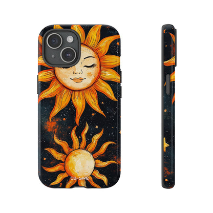 Celestial Suns Dance - iPhone Case