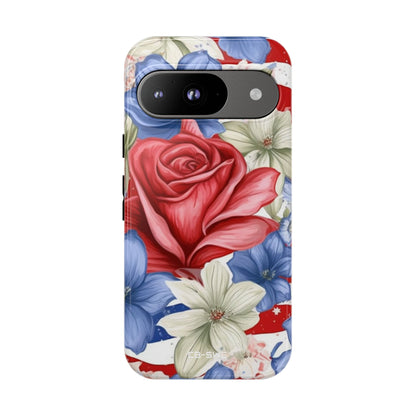 Roses Embrace Stripes - Google Pixel Case