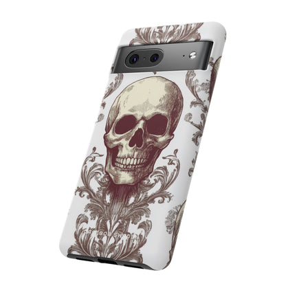 Gothic Skulls and Ornate Foliage Google Pixel 7 - Tough Phone Case