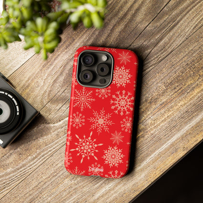 Snowflakes Dance Bright - iPhone Case