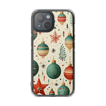 Teal Ornaments iPhone 15 Case - Impact