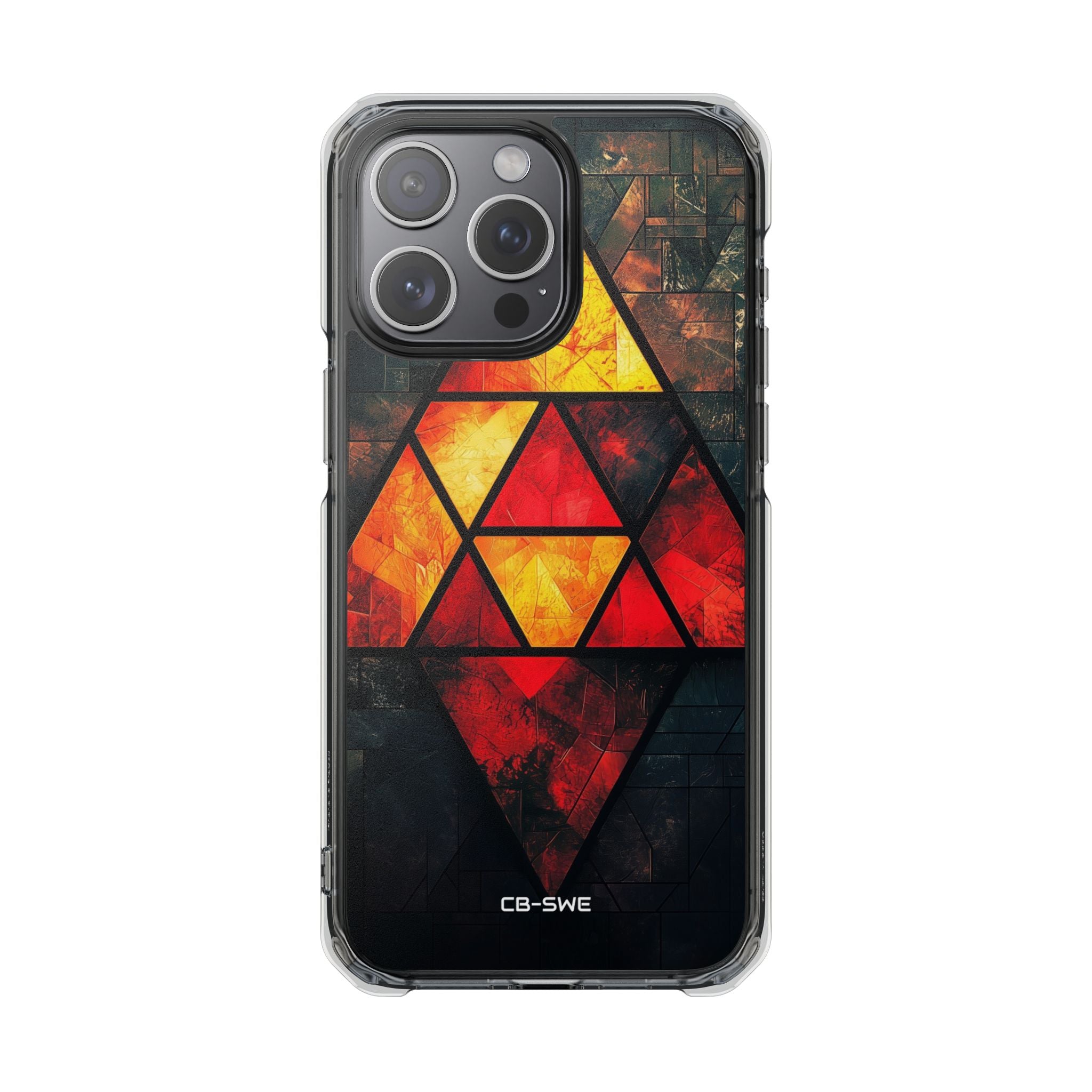 Triangles Illuminate Warmth iPhone Case - Impact