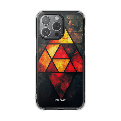 Triangles Illuminate Warmth iPhone Case - Impact