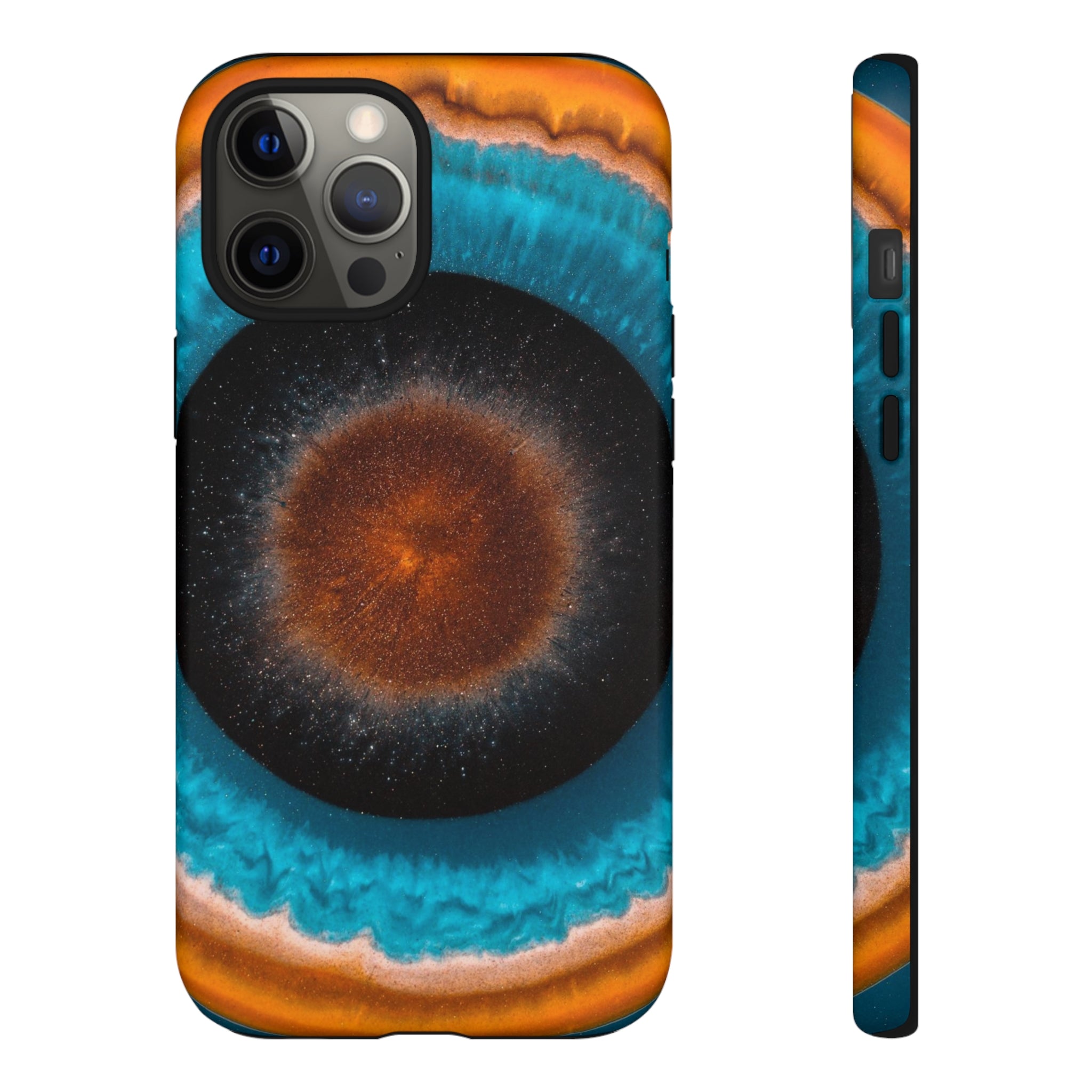 Center of Space Ink Art iPhone Case (Protective) iPhone 12 Pro Max Matte Phone Case