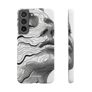 Topographic Serenity | Slim Phone Case for Samsung