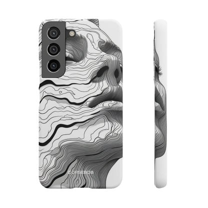 Topographic Serenity | Slim Phone Case for Samsung