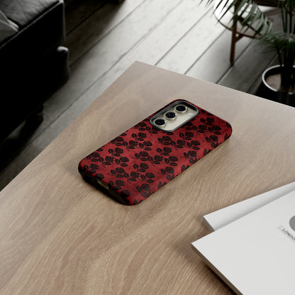 Rosemony Gothic Flower - Protective Phone Case