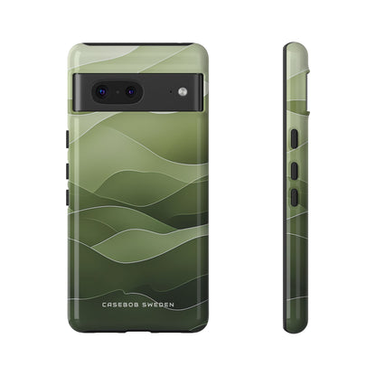 Gradient Emerald Drift Google Pixel 7 - Tough Phone Case