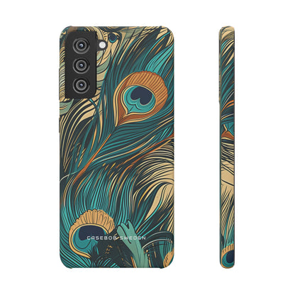 Art Nouveau Peacock Elegance Samsung S21 - Slim Phone Case