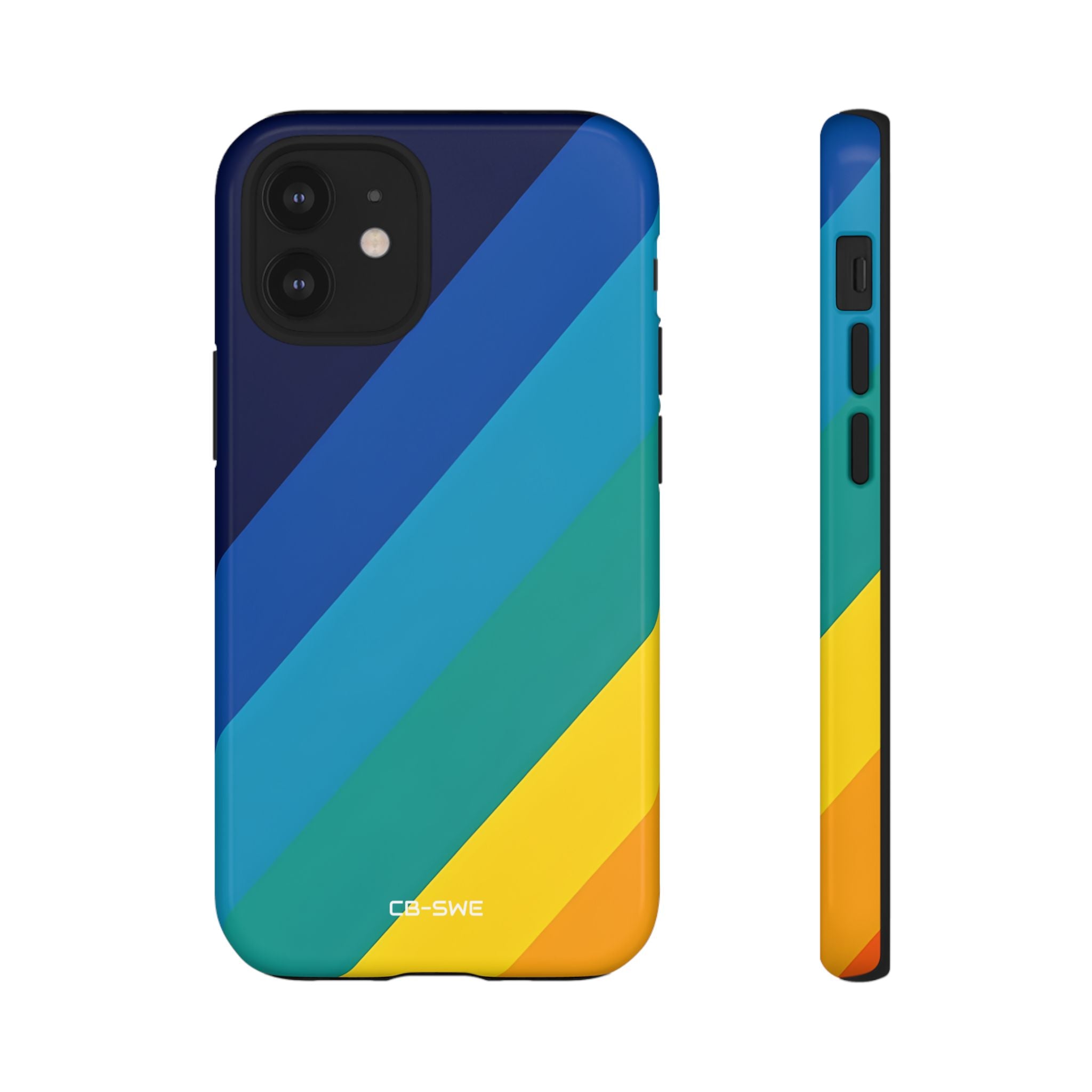 Diagonal Color Spectrum - iPhone Case