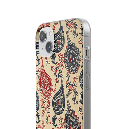 Vintage Paisley Elegance iPhone 14 - Flexi Phone Case