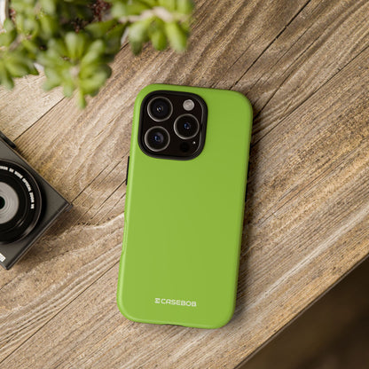 Lime Green Minimalist Canvas - for iPhone 16