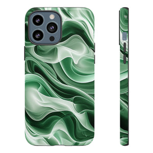 Verdant Wave Elegance - Schutzhülle fürs Telefon