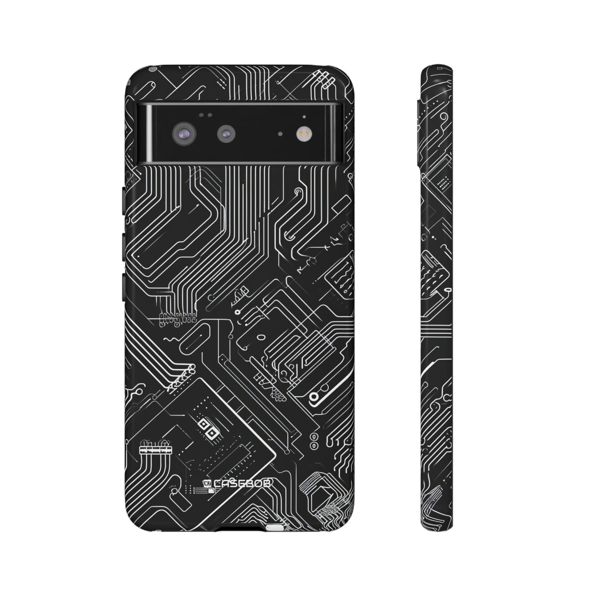 Cyber Circuitry Art | Protective Phone Case for Google Pixel