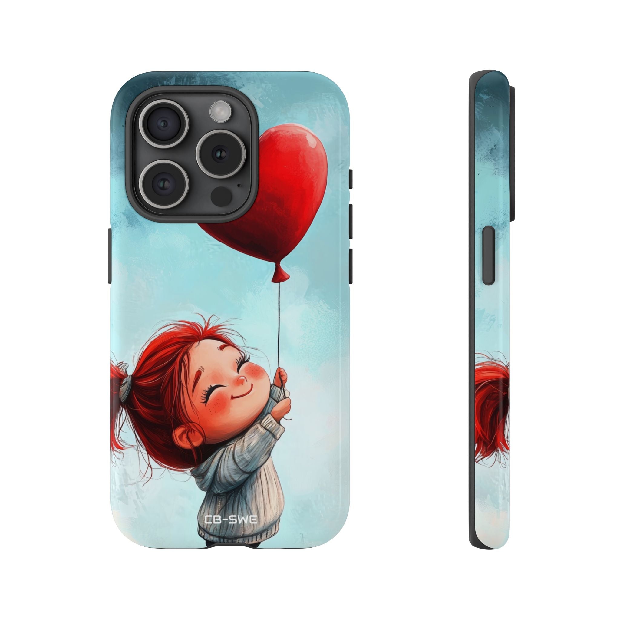 Joyful Girl Flies - iPhone Case