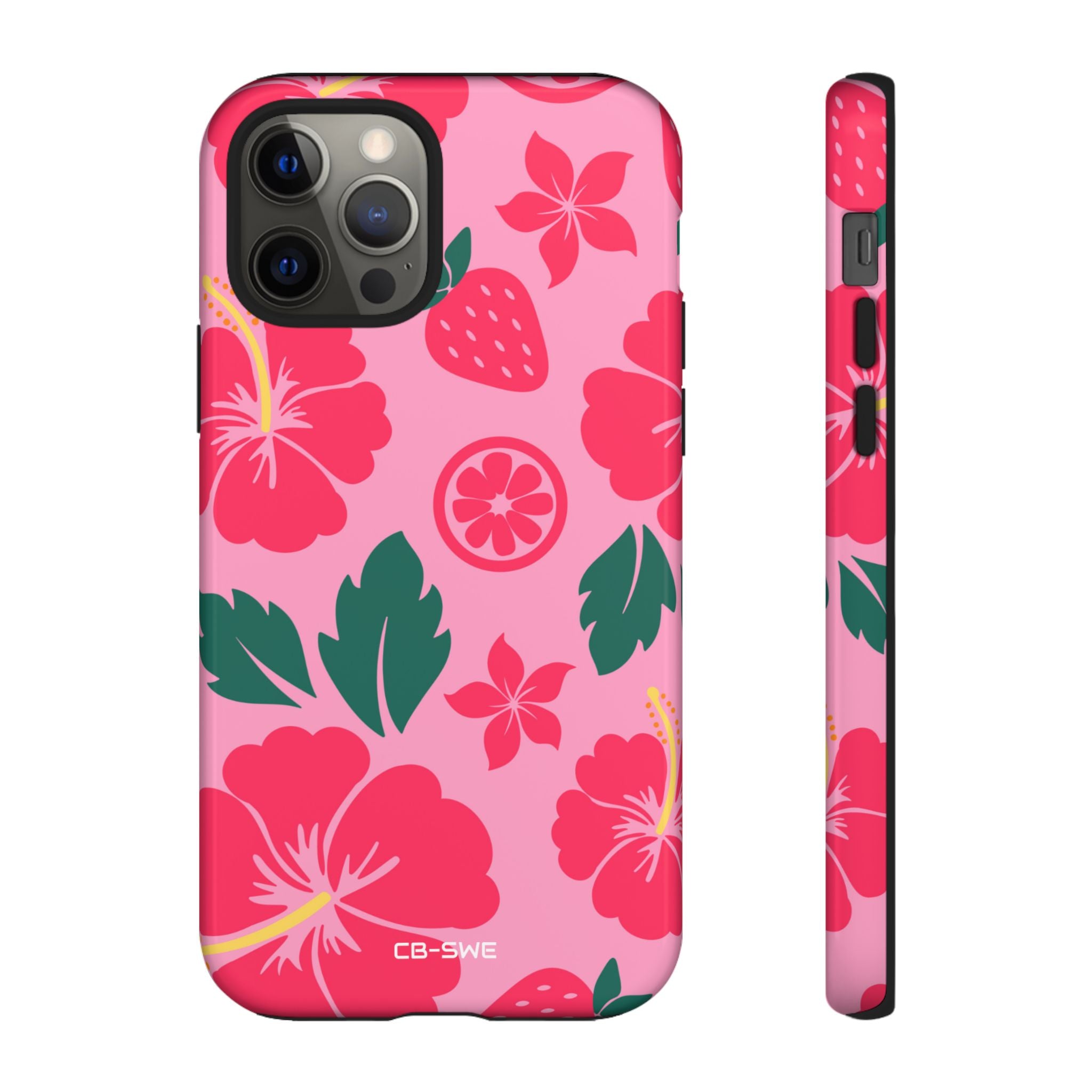 Tropical Hibiscus Harmony - iPhone Case