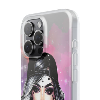 Silver Sip Nebula iPhone 15 Pro Max Case - Soft