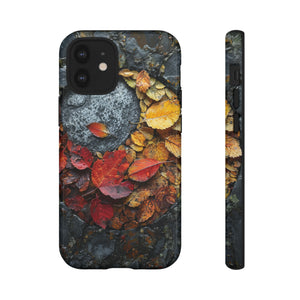 Autumn Peace Leaf Sign - Protective Phone Case