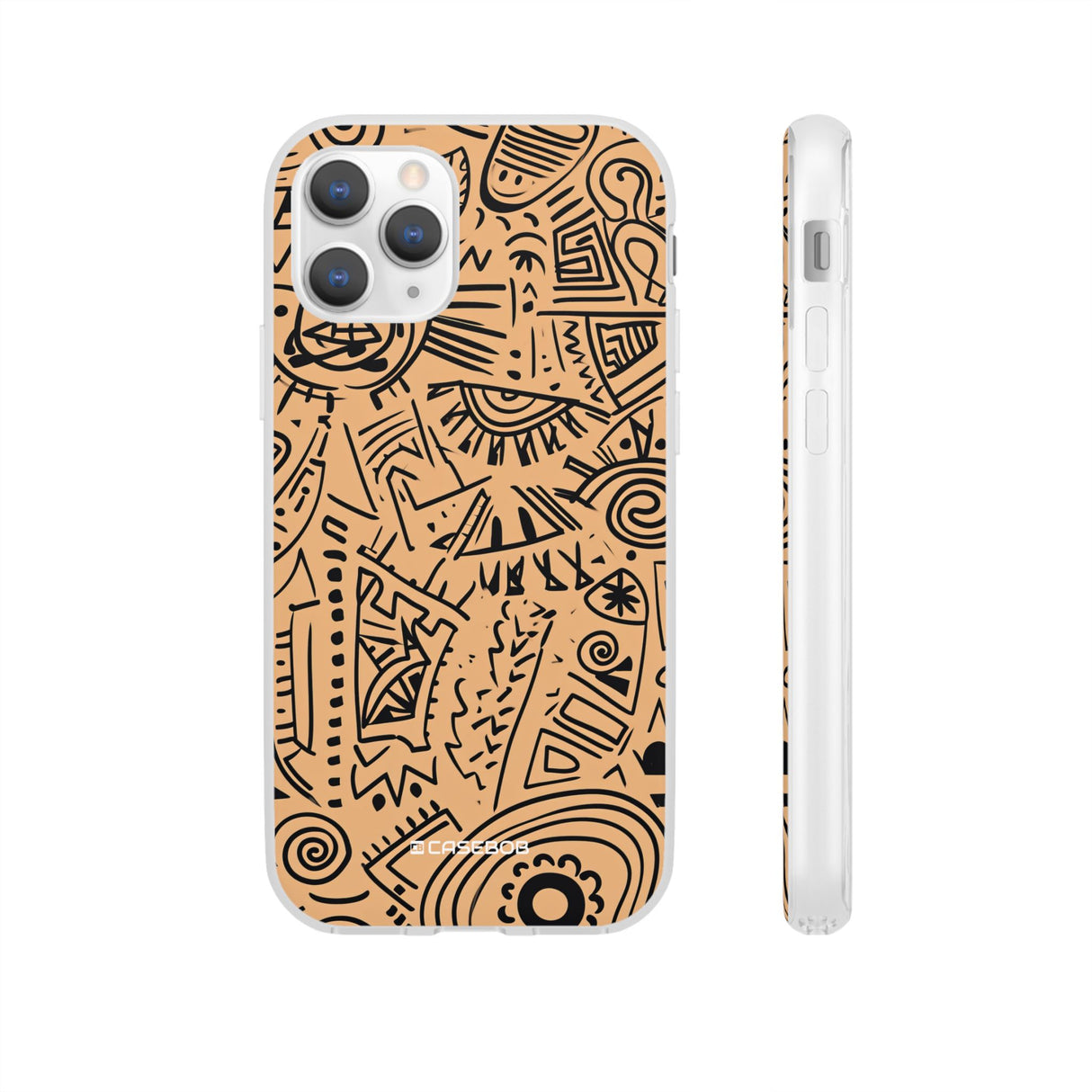 Mystic Tribal Geometry | Flexible Phone Case for iPhone