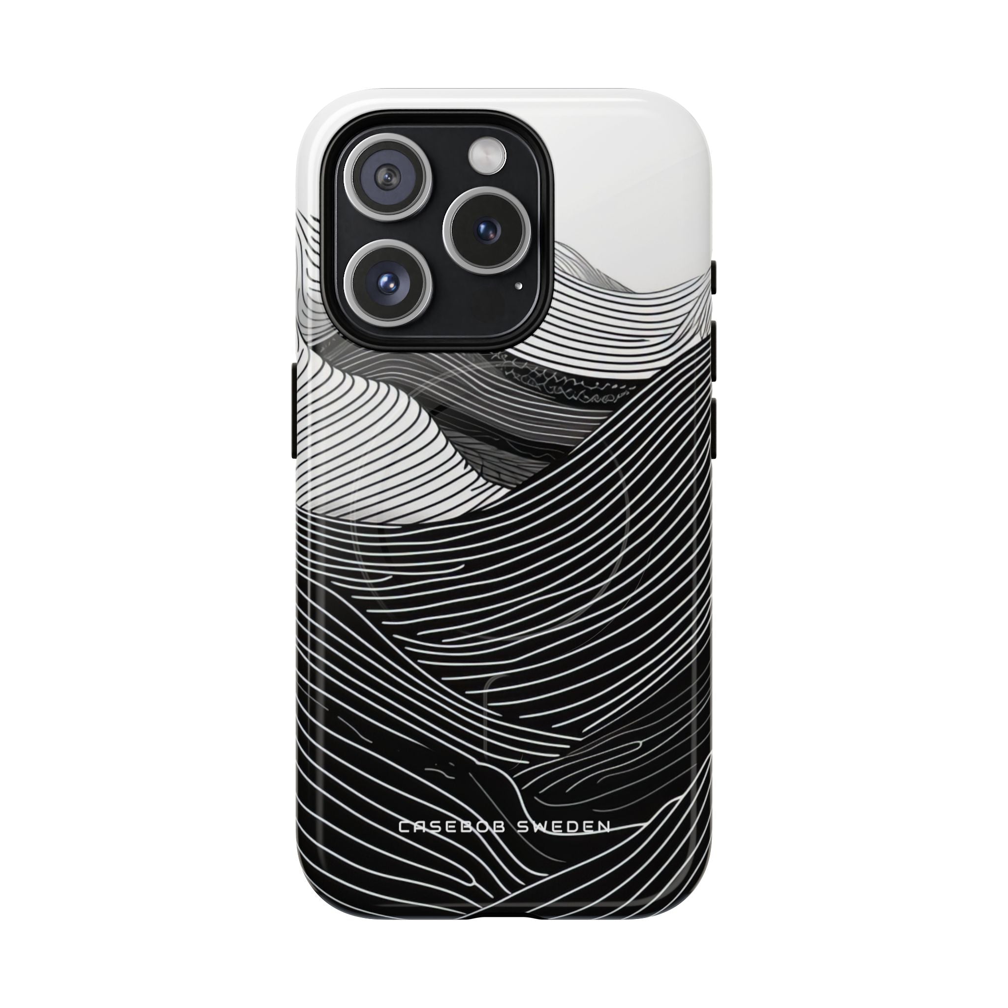 Undulating Horizon Waves iPhone 15 | Tough+ Phone Case