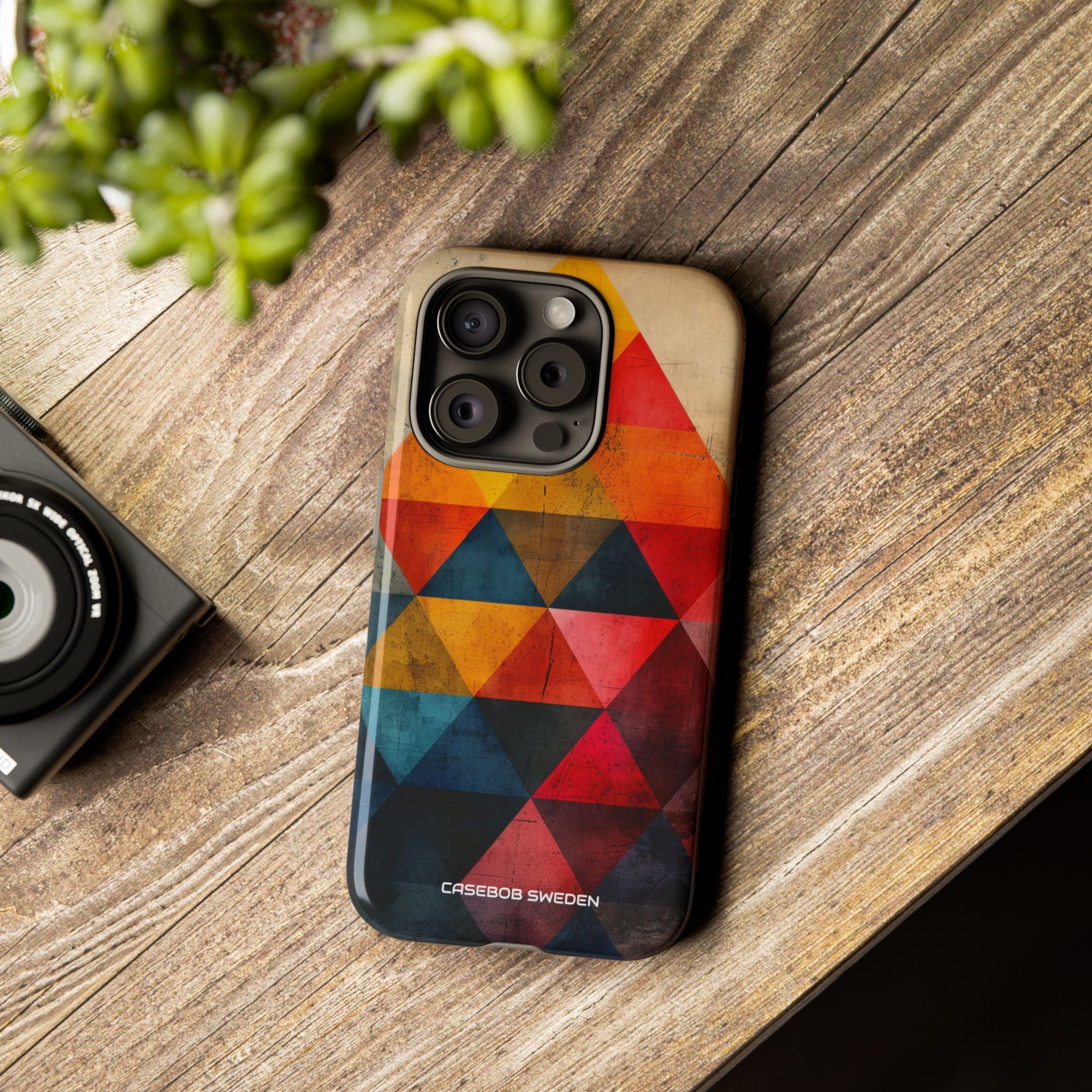 Geometric Energy - Tough iPhone 15 Phone Case