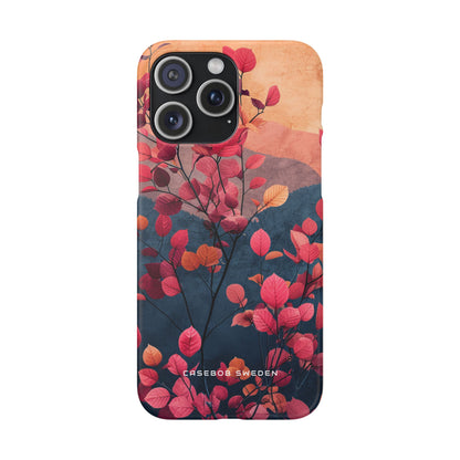 Vibrant Floral Harmony iPhone 15 - Slim Phone Case