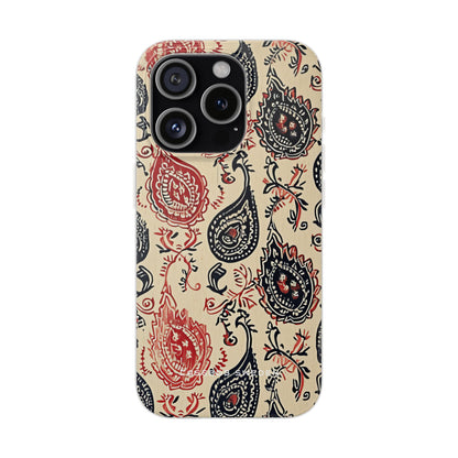 Vintage Paisley Elegance iPhone 15 - Flexi Phone Case