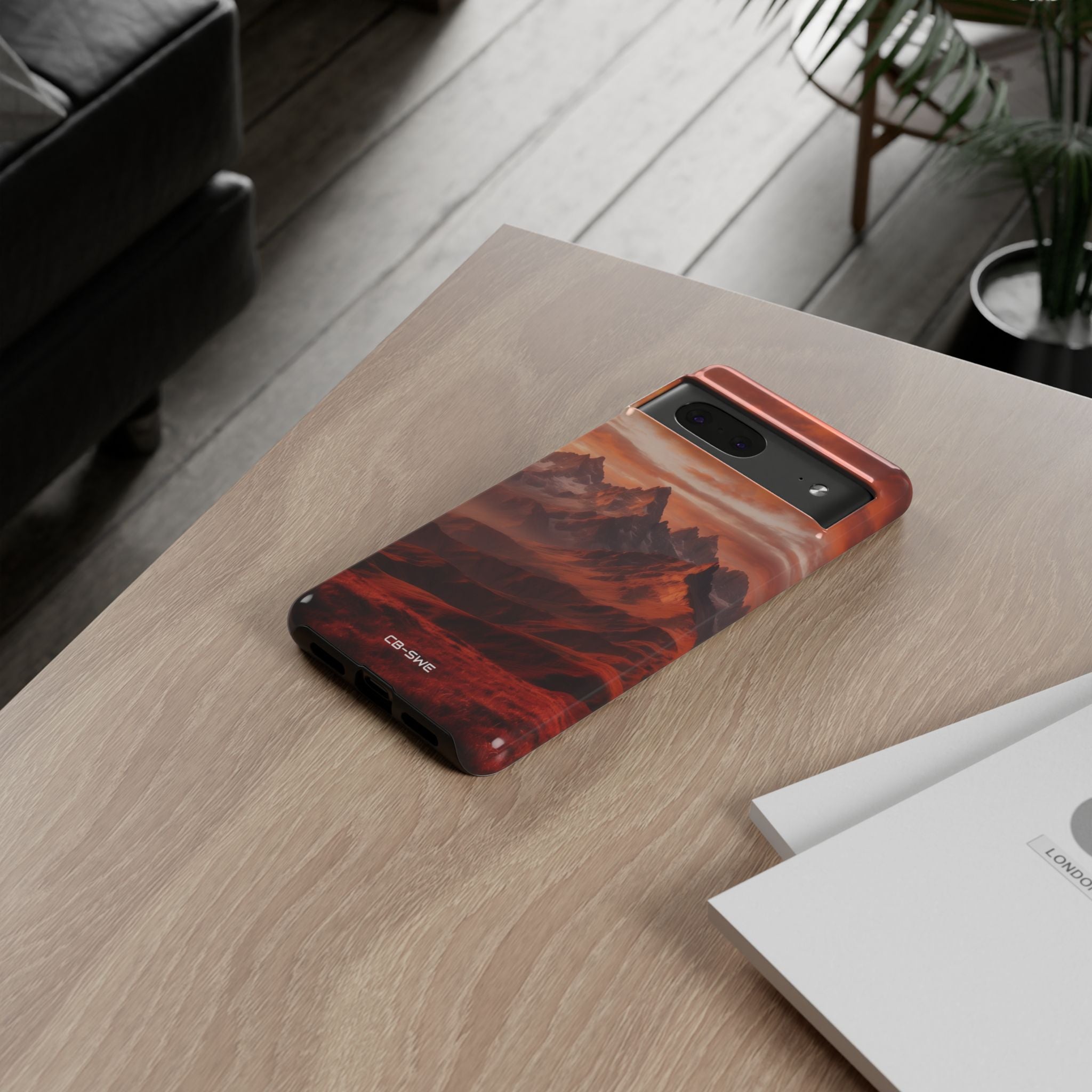Mountain Peaks Glowing - Google Pixel Case