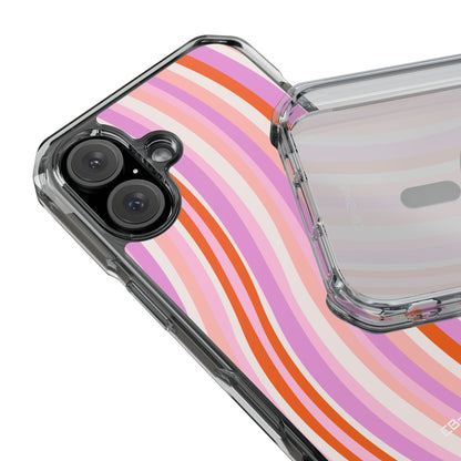 Vibrant Wave Symphony iPhone Case - Impact