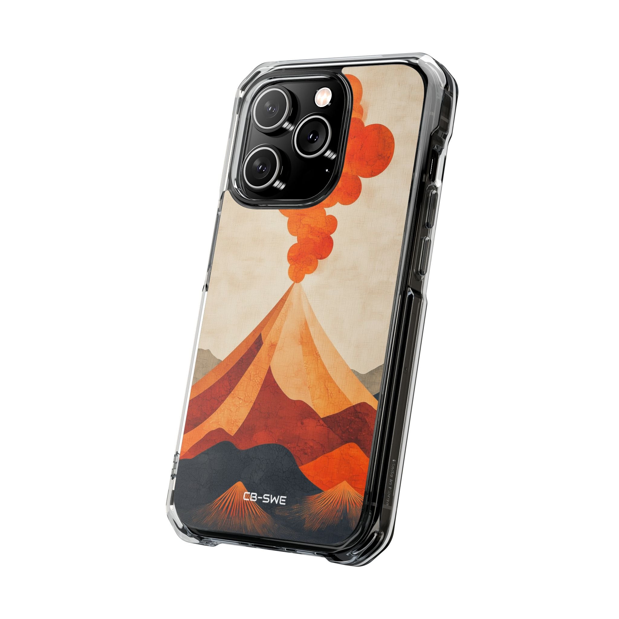 Erupting Heat Waves iPhone Case - Impact