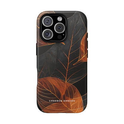 Autumn Leaf Elegance iPhone 16 - Tough Phone Case