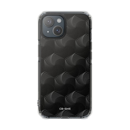 Geometric Spiral Illusion iPhone Case - Impact