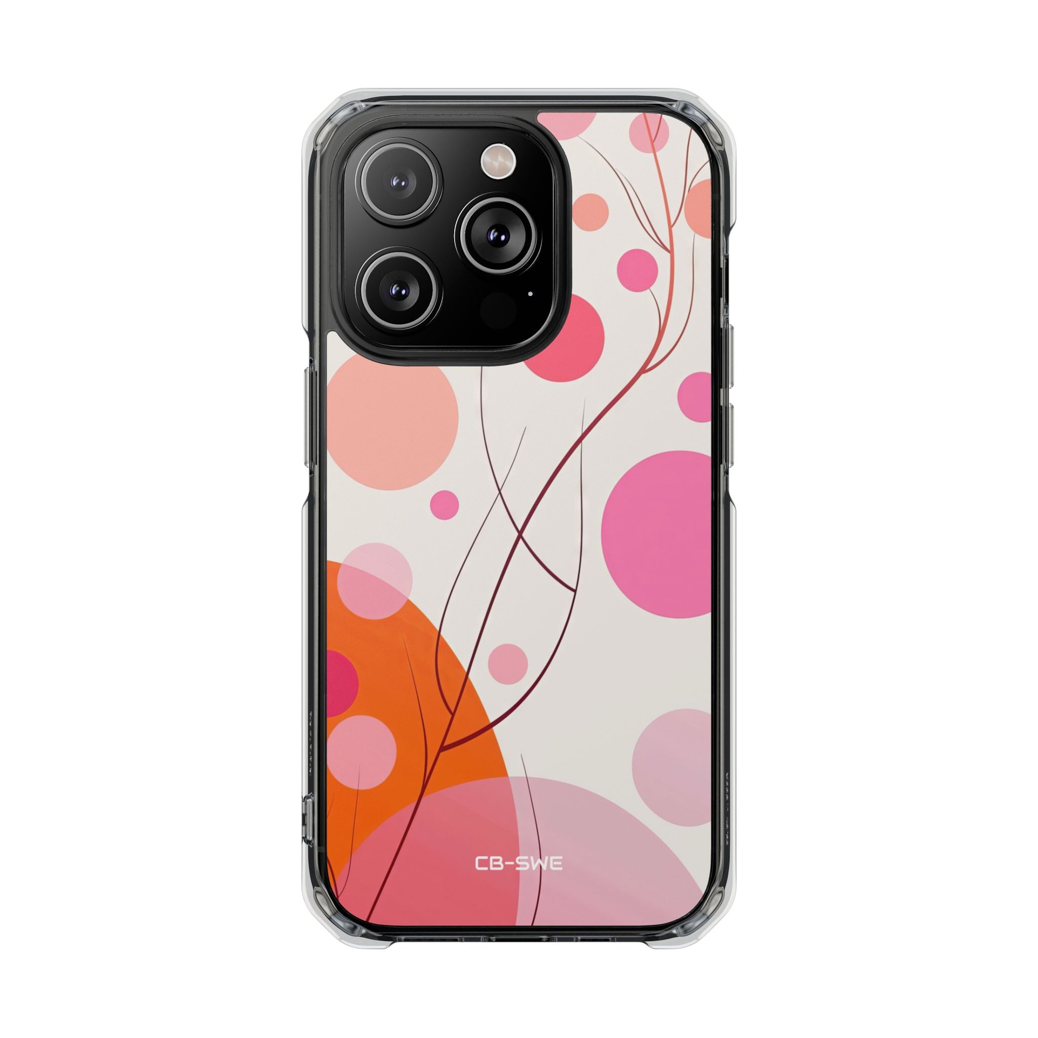 Circles Embrace Lines iPhone Case - Impact