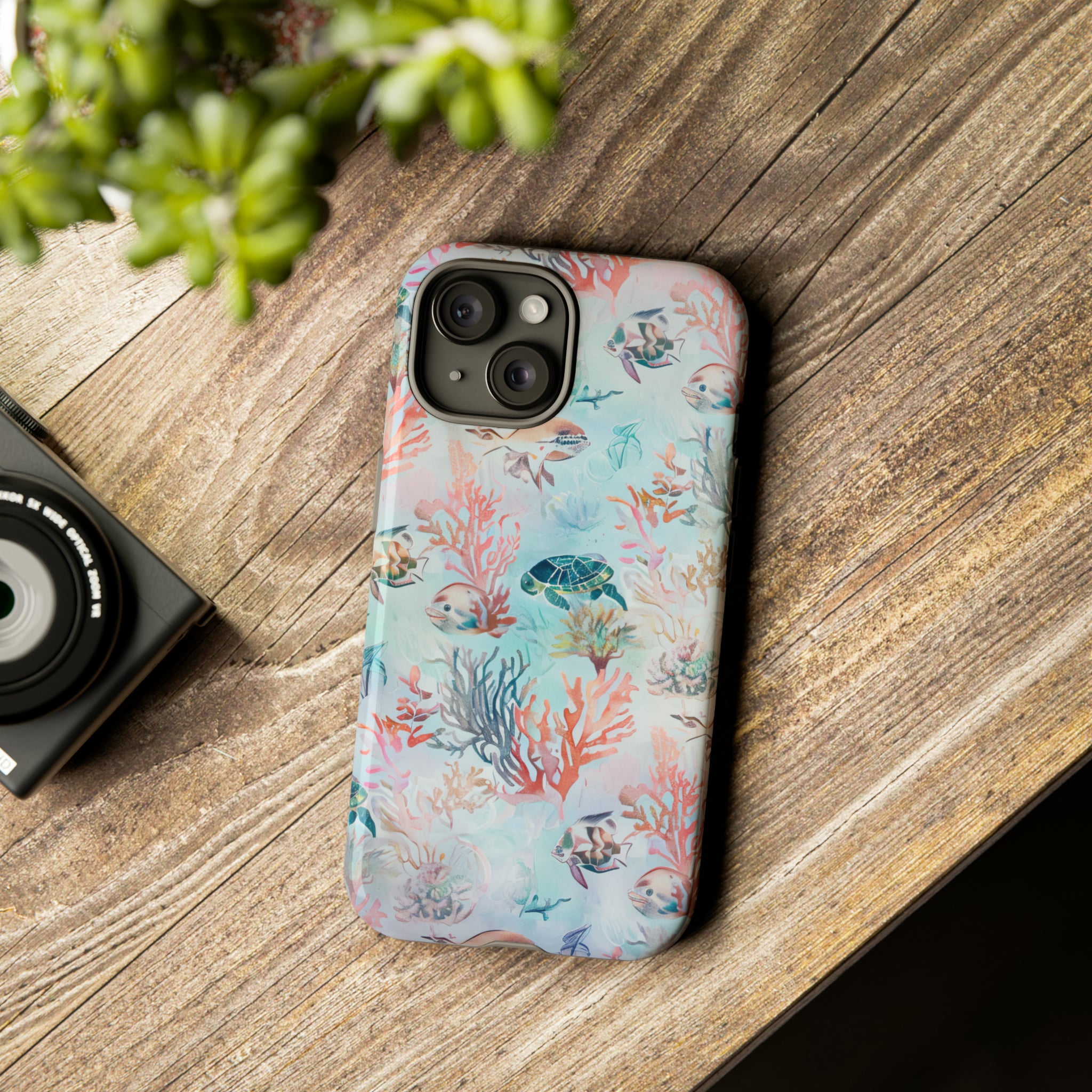 Pastel Underwater Serenade - Protective Phone Case