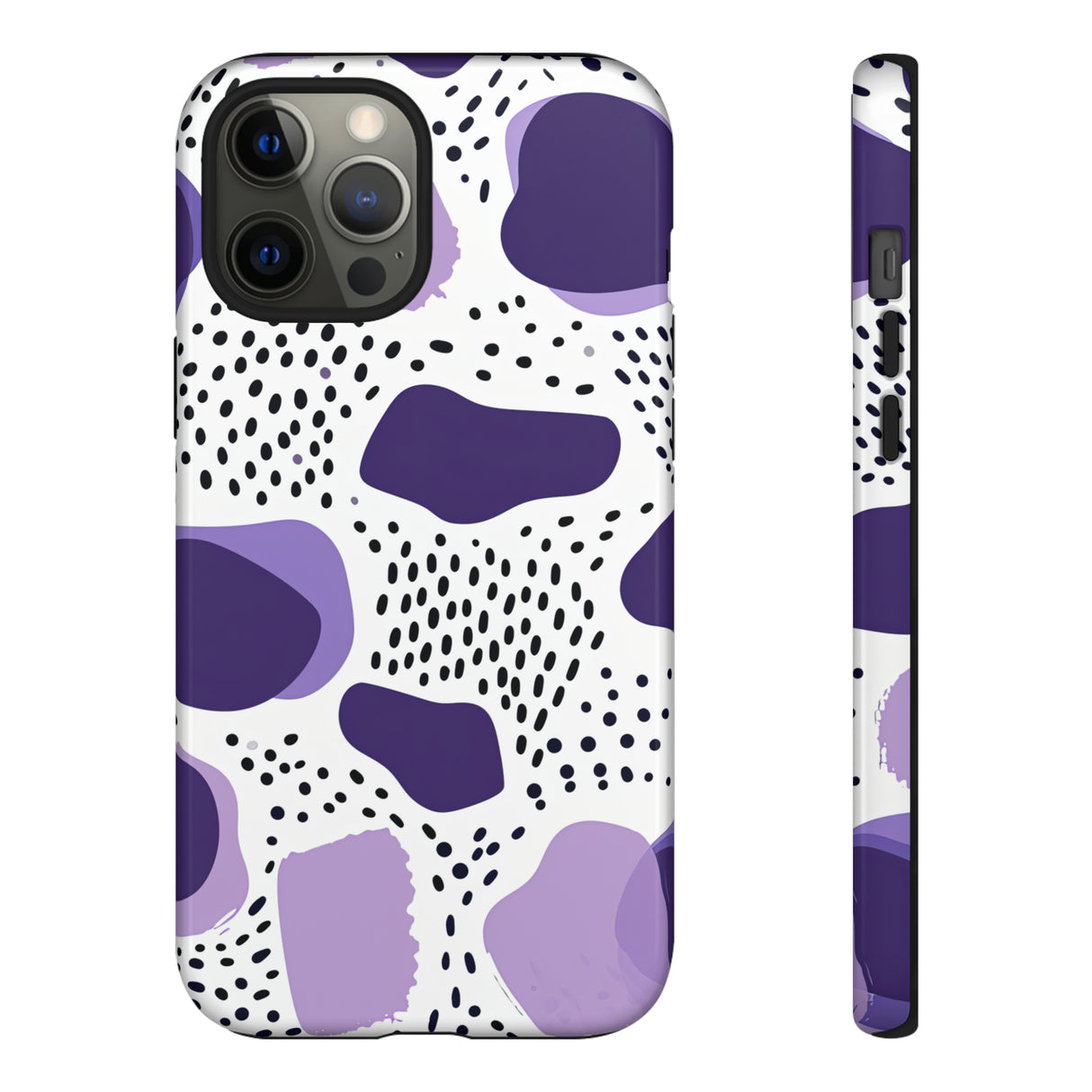 Purple Dots Elegance Case - Schutzhülle fürs Handy