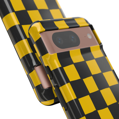 Yellow Squares Dance - Google Pixel Case
