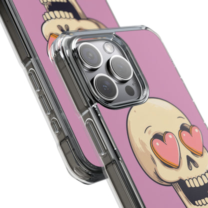 Heart Eyed Skull iPhone 15 Pro Max Case - Impact