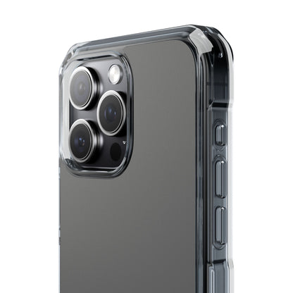 Granite Gray - Clear Impact Case for iPhone